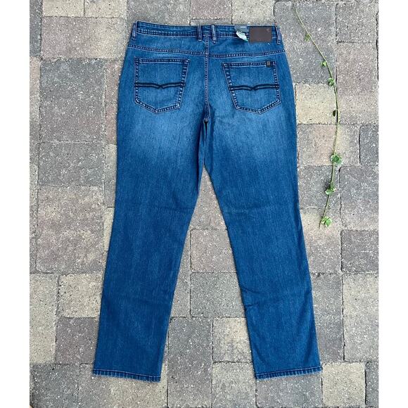 NWT  Buffalo David Bitton slim straight jeans size 38x34 - Picture 3 of 4